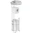 Wenko Toilettenpapierhalter stehend, mit Ablage Chrom, mit Ersatzrollenhalter