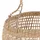 Beliani Aufbewahrungskorb 3er Set Arapaima Seegras Naturfarbene Esche