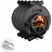 Kanuk® GmbH Kanuk Warmluftofen 10 kW Stahl Schwarz