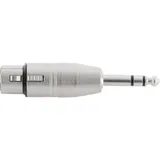 Pronomic Adapter 6,3mm Stereo-Klinke / XLR 0m (AD-JSXF)