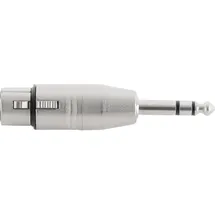 Pronomic Adapter 6,3mm Stereo-Klinke / XLR 0m (AD-JSXF)