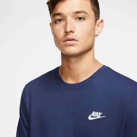 Nike Sportswear Freizeit T-Shirt Herren 410 midnight navy/white L