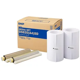 DNP Paper DMA4820 Premium 2 Rolls / 110 prints A4 für DS820