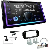 JVC 2-DIN MP3 Autoradio Bluetooth DAB+ für KIA Soul II ab 2014 piano black