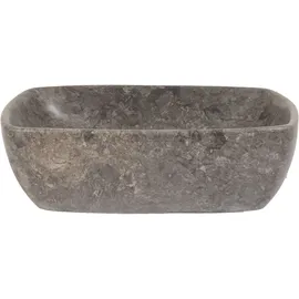 Mendler Marmor Aufsatzwaschbecken 15 x 51 x 36 cm