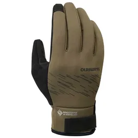 Shimano Windstopper Isolierte Handschuhe Sandbraun S