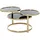 Wohnling Couchtisch WL5.767 Glas schwarz 58 x 43 x 58 cm