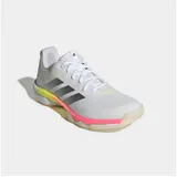 adidas CRAZYFLIGHT 7 Herren Handballschuhe, weiß, Größe 42 in Silber FTWWHT/SOLTUR/FTWWHT