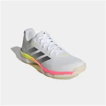 adidas CRAZYFLIGHT 7 Herren Handballschuhe, weiß, Größe 42 in Silber FTWWHT/SOLTUR/FTWWHT