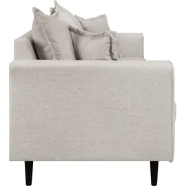Home Affaire 2-Sitzer HOME AFFAIRE "VEYRAS, hoher Sitzkomfort, Maße B/T/H: 162/84/76 cm", beige, B:162cm H:76cm T:84cm, 100% Polyester, Sofas, mit Wellenunterfederung, incl. Rückenkissen und Zierkissen