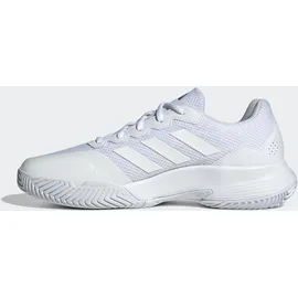 adidas Herren Gamecourt 2.0 Tennis Shoes, FTWR White/FTWR White/Matte Silver, 46 EU - 46 EU
