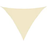vidaXL Sonnensegel 160 g/m2 3,5 x 3,5 x 4,9 m Creme