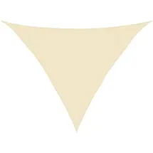 vidaXL Sonnensegel 160 g/m2 3,5 x 3,5 x 4,9 m Creme