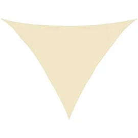 vidaXL Sonnensegel 160 g/m2 3,5 x 3,5 x 4,9 m Creme