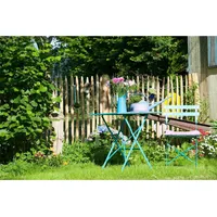 STILTREU Staketenzaun Kastanie - 5 Meter, Höhe 50 cm Lattenabstand 6-7 cm