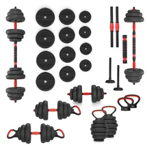 HMS Sgn120 Pro Set 6in1 Gewichtsset 20 kg schwarz/rot