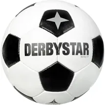 derbystar Retro TT Fußball weiß/schwarz 5