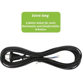 Staubsaugerladen.de Ihr Partner für Geräte und Zubehör Ersatzkabel Universal Staubsauger Anschlusskabel 6 m Schwarz