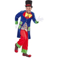 M215283-XL Herren Clown Kasper Kostüm Lucky Gr.XL