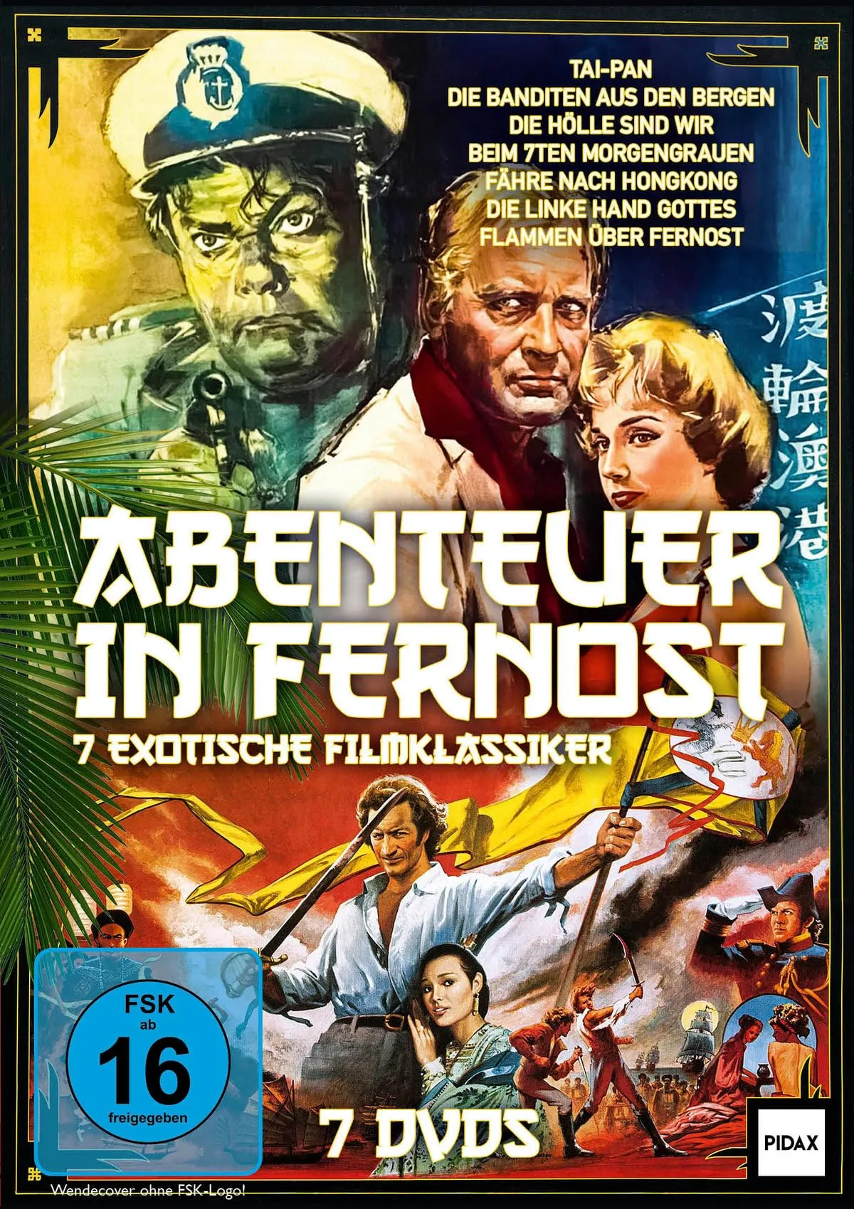 Abenteuer in Fernost - 7 exotische Filmklassiker mit Starbesetzung (Pidax Film- und Hörspielverlag) [7 DVDs] (Neu differenzbesteuert)