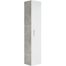 Badplaats - Badezimmer Badschrank Pluto mit Weiß - Regal Schrank