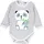 TupTam Baby Kleidung Set Body Strampelhose Mütze Bekleidungsset Jungen, Mädchen, Farbe: Panda Grau/Schwarz, Größe: 56 - 56
