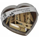 M&M Holzklammern holz 10 Stück, 1 Pack