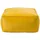 Homescapes Sitzpouf senfgelb – Sitzsack eckig, 60x60x27 cm,
