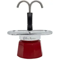 Bialetti Mini Express - Espressokocher-Set - rot + 2
