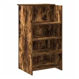 vidaXL Empfangstheke Räuchereiche 55x50x103,5 cm Holzwerkstoff