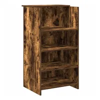 vidaXL Empfangstheke Räuchereiche 55x50x103,5 cm Holzwerkstoff