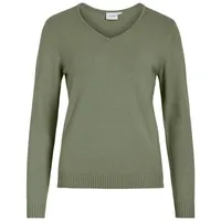 VILA Strickpullover in Oil Green | Gr.: L