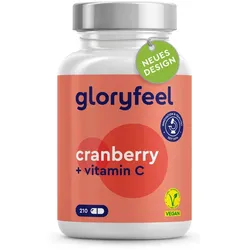 gloryfeel® Cranberry Extrakt + Vitamin C  Kapseln 210 St