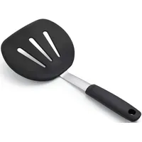 Oxo Pfannenwender flexibel Silikon 15,2 x 30 cm schwarz