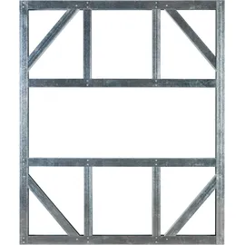 Globel Fundamentbodenrahmen 113 x 234 cm Silber