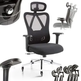 Arebos Bürostuhl Ergonomisch Schwarz