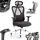 Arebos Bürostuhl Ergonomisch Schwarz