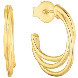 Layering Kreolen mit Steckverschluss - s.Oliver Jewelry Modell: 2037825