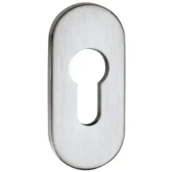edi Schlüsselrosette 0811/9003 Alu.F12 Schildst.9mm PZ ov - 0811/9003/12