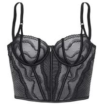 LASCANA Corsage Damen schwarz Gr.85 Cup C