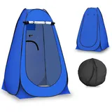 CLIPOP Pop Up Toilettenzelt Umkleidezelt, Outdoor Camping Duschzelt, Anti UV Ankleidezelt für Strand, Angeln, Baden, mit Tragetasche