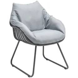 Solpuri Chill Dining Sessel inkl. Sitz/Rücken-Polster - anthracite