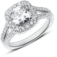 JEWLIX Verlobungsring 925er Silber Verlobungsring mit Zirkonia von JEWLIX silberfarben 50