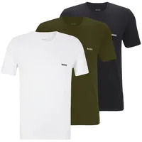 Boss Classic 10267939 Kurzarm-t-shirt 3 Einheiten - Black /