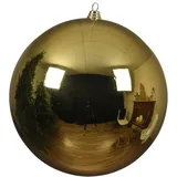 Decorist Kugel XXL Gold, bruchfest - Weihnachtkugel, Christbaumkugel XXL - 140 mm