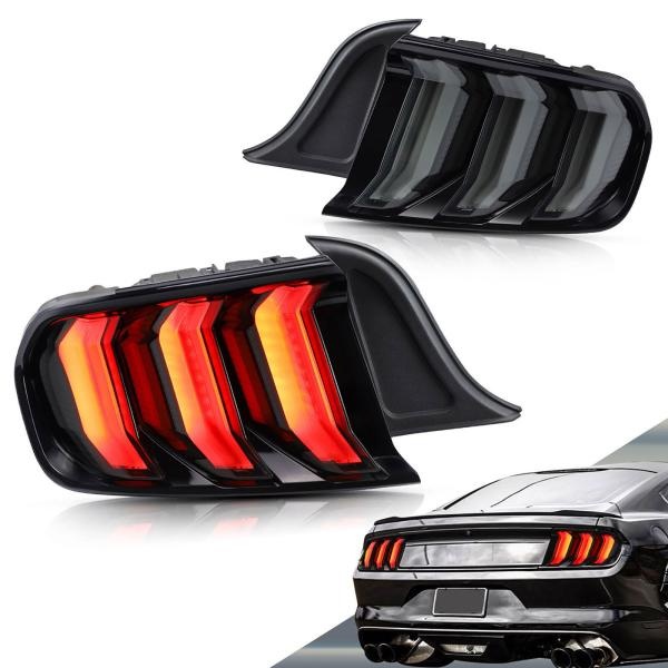 Voll LED Rückleuchten für Ford Mustang 2015 - 2020 Smoke in OLED Technik smoke