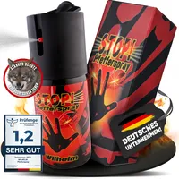 1 x Wilhelm Pfefferspray 40 ml Tierabwehr Selbstverteidigung CS Gas KO Spray hochdosiert (ca. 2 Mio. Scoville) effektives Verteidigungsspray