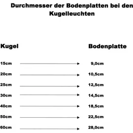 H4L Kugelleuchte Ø 25 cm 1 x E27 Kunststoff weiß