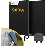 Balkonkraftwerk 900W Solaranlage mit Tsun 800W Mikro-Wechselrichter & Halterung