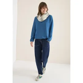Cecil Loop CECIL, Damen, Gr. onesize, vanilleweiß, Web, 100% Baumwolle, Modetücher Loop, mit Leomuster